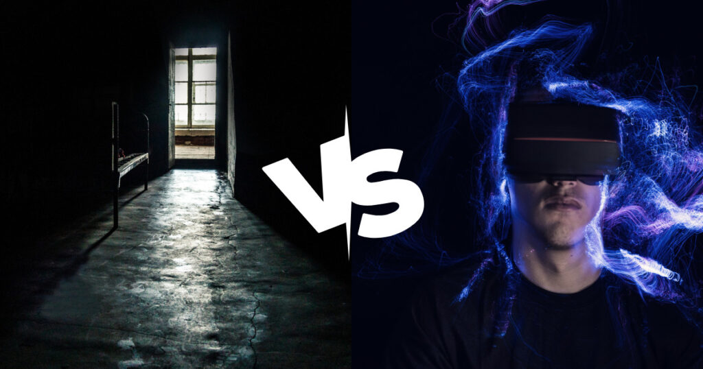 Breading down escape rooms & virtual reality experiences to understand what is better. 